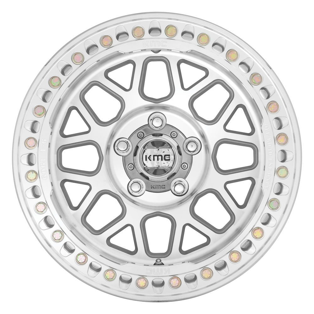 17x9 KMC KM235 Grenade Crawl Machined (True Beadlock) 8x170 -38mm