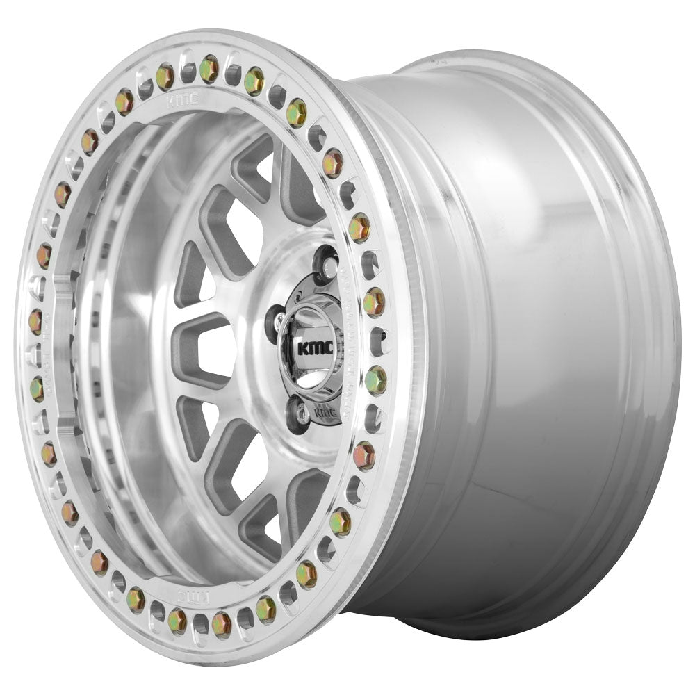 17x9 KMC KM235 Grenade Crawl Machined (True Beadlock) 8x170 -38mm