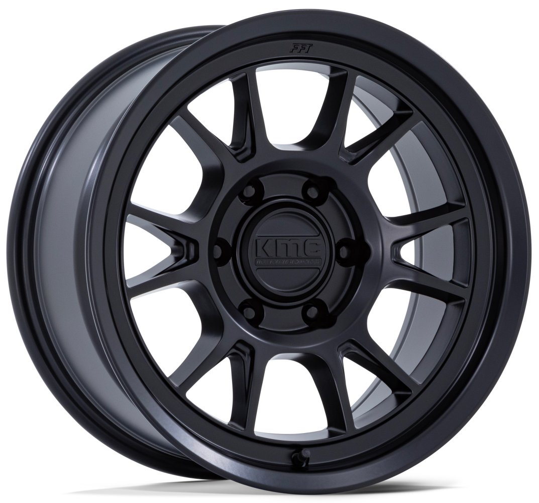 17x8.5 KMC KM729 Range Matte Black 5x5/127 -10mm - Flex Offroad