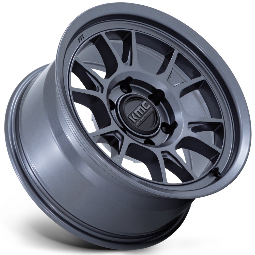 17x8.5 KMC KM729 Range Matte Anthracite 5x5/127 -10mm - Flex Offroad