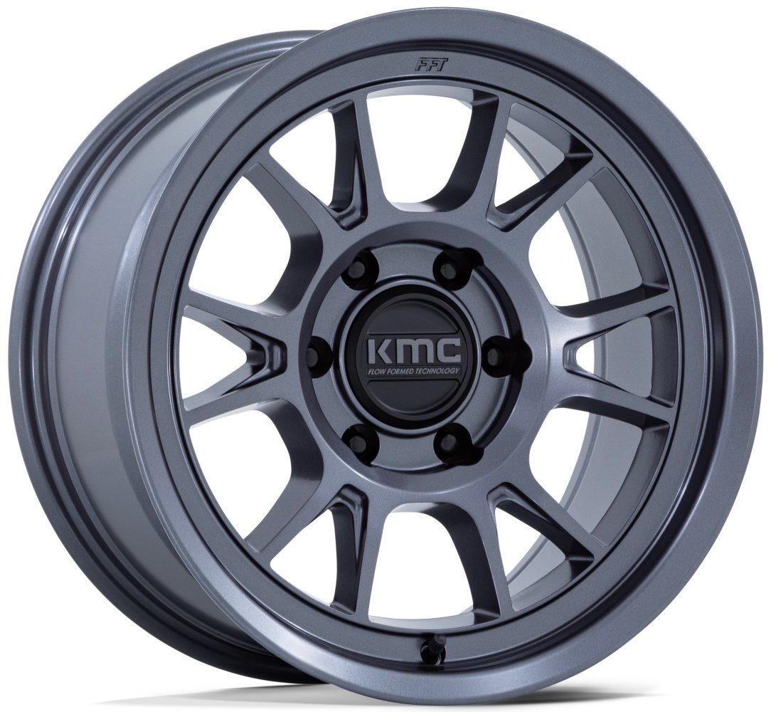 17x8.5 KMC KM729 Range Matte Anthracite 6x135 0mm - Flex Offroad