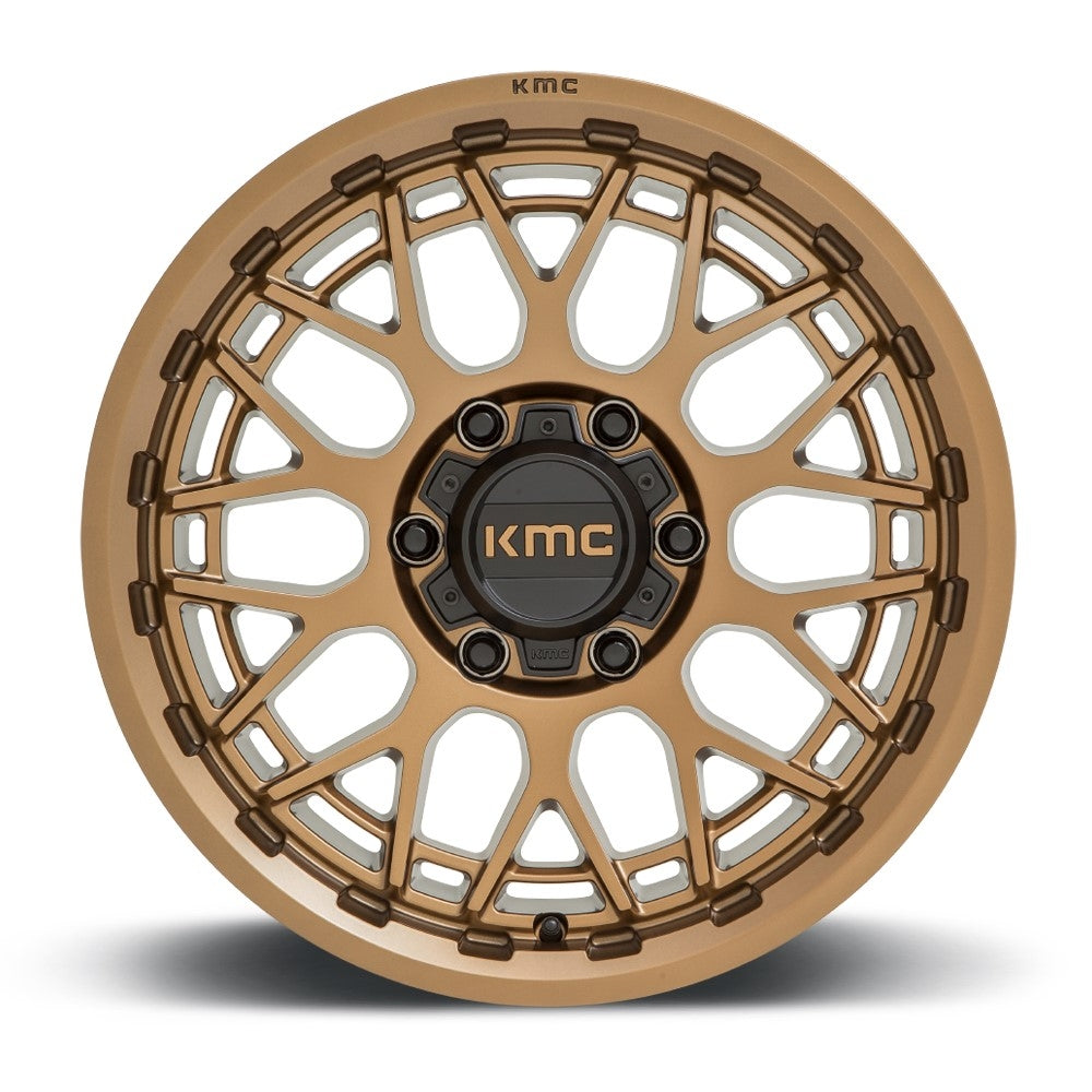 (Clearance - No Returns) 20x9 KMC KM722 Technic Matte Bronze 6x135 18mm