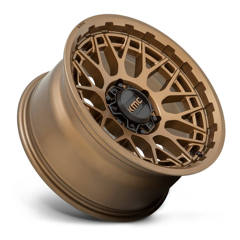 (Clearance - No Returns) 20x9 KMC KM722 Technic Matte Bronze 6x135 18mm