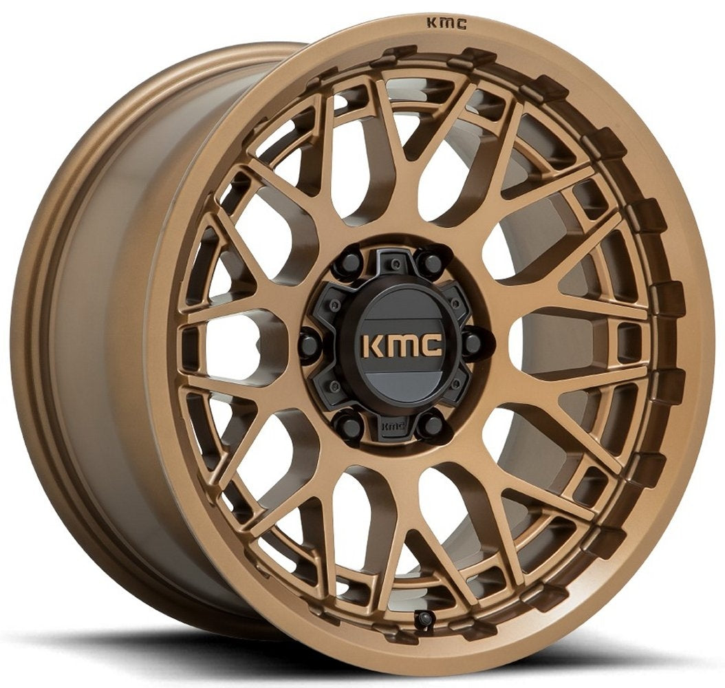 (Clearance - No Returns) 20x9 KMC KM722 Technic Matte Bronze 6x135 18mm