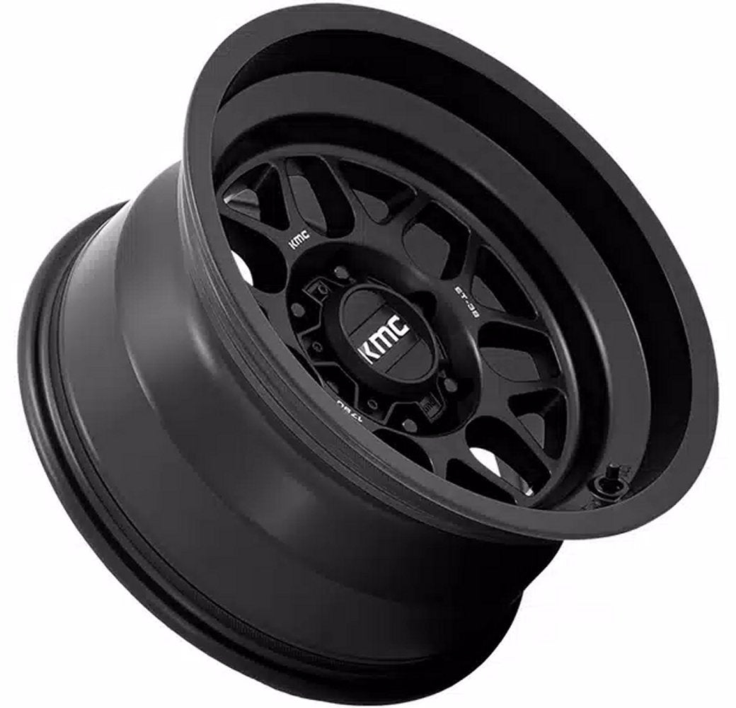 17x8.5 KMC KM725 Terra Satin Black 6x120 0mm - Flex Offroad