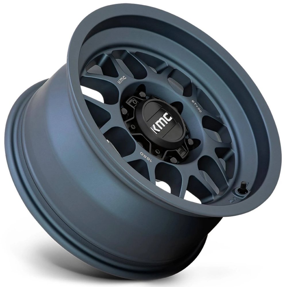 (Clearance - No Returns) 20x9 KMC KM725 Terra Metallic Blue 5x5/127 0mm - Flex Offroad