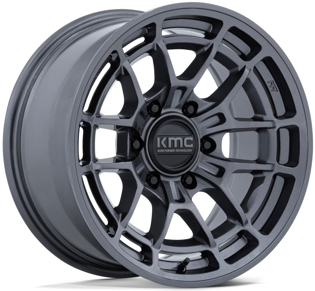 17x8.5 KMC KM732 Archer Gloss Anthracite 6x5.5/139.7 0mm