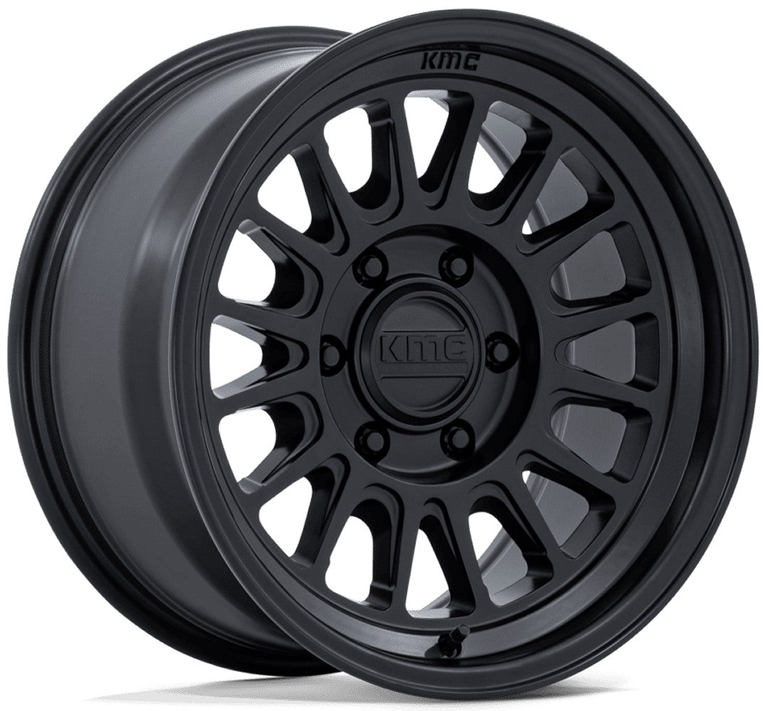 17X8.5 KMC KM733 Impact FFT Matte Black (Flow Form) 6x5.5/139.7 0mm