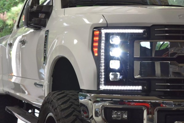 Morimoto XB LED Headlights: Ford Super Duty (17-19) (Pair / ASM) LF503-ASM - Flex Offroad