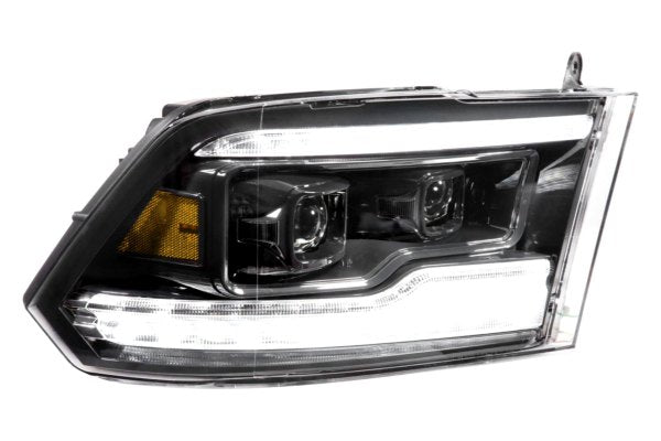 Morimoto XB LED Headlights: Dodge Ram (09-18) (Pair / Amber DRL) LF520-A-ASM - Flex Offroad