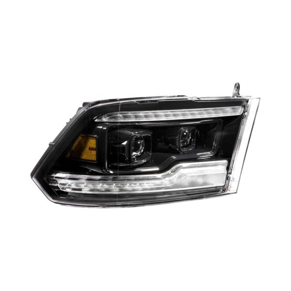Morimoto XB LED Headlights: Dodge Ram (09-18) (Pair / Amber DRL) LF520-A-ASM - Flex Offroad