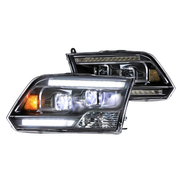 Morimoto XB Hybrid LED Headlights: Dodge Ram (09-18) (Pair / ASM) LF524 - Flex Offroad