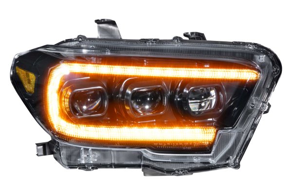 Morimoto XB LED Headlights: Toyota Tacoma (16-20) (Pair / ASM / Amber DRL) (Gen 2) LF530.2-A-ASM - Flex Offroad