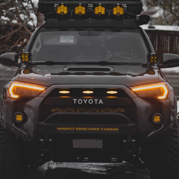 Morimoto XB LED Headlights: Toyota 4Runner (14-22) (Pair / ASM / Amber DRL) (Gen 2) LF531.2-A-ASM - Flex Offroad