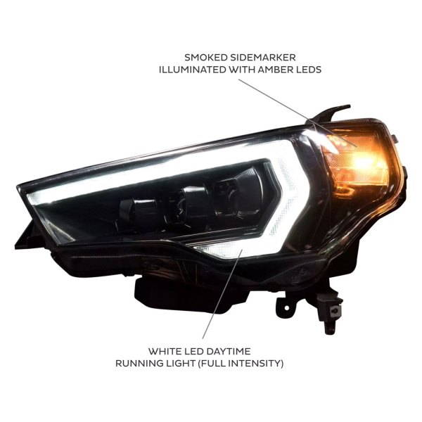 Morimoto XB LED Headlights: Toyota 4Runner (14-22) (Pair / ASM) (Gen 2) LF531.2-ASM