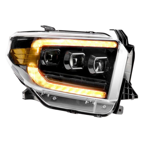 Morimoto XB LED Headlights: Toyota Tundra (14-20) (Pair / ASM / Amber DRL) (Gen 2) LF532.2-A-ASM - Flex Offroad