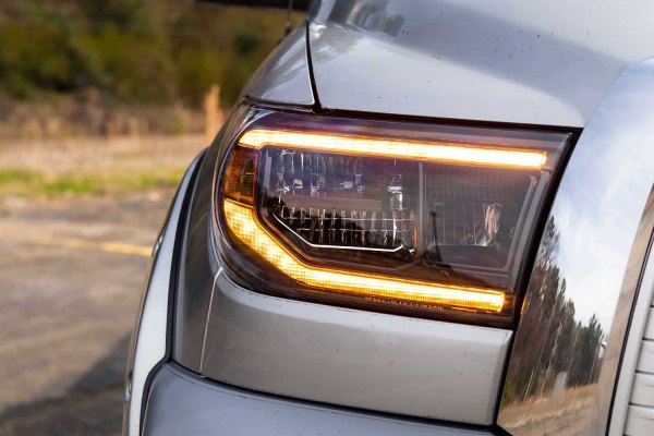 Morimoto XB LED Headlights: Toyota Tundra (07-13) (Pair / ASM / Amber DRL) LF533-A-ASM - Flex Offroad
