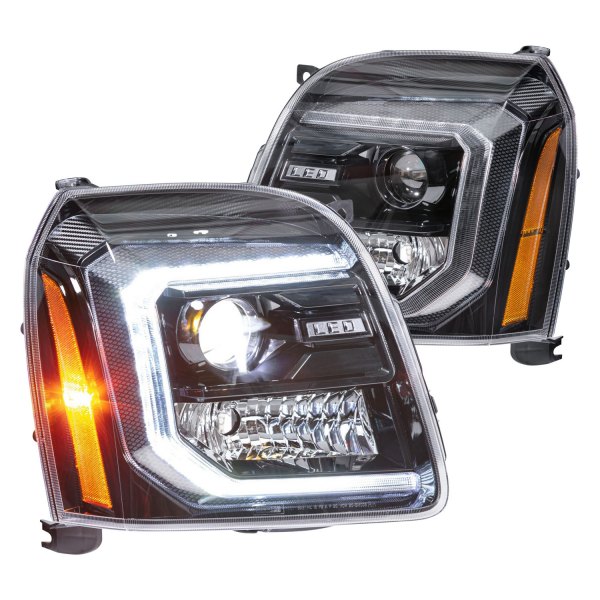 Morimoto XB Hybrid LED Headlights: GMC Yukon (07-14) (Pair / ASM) LF557 - Flex Offroad