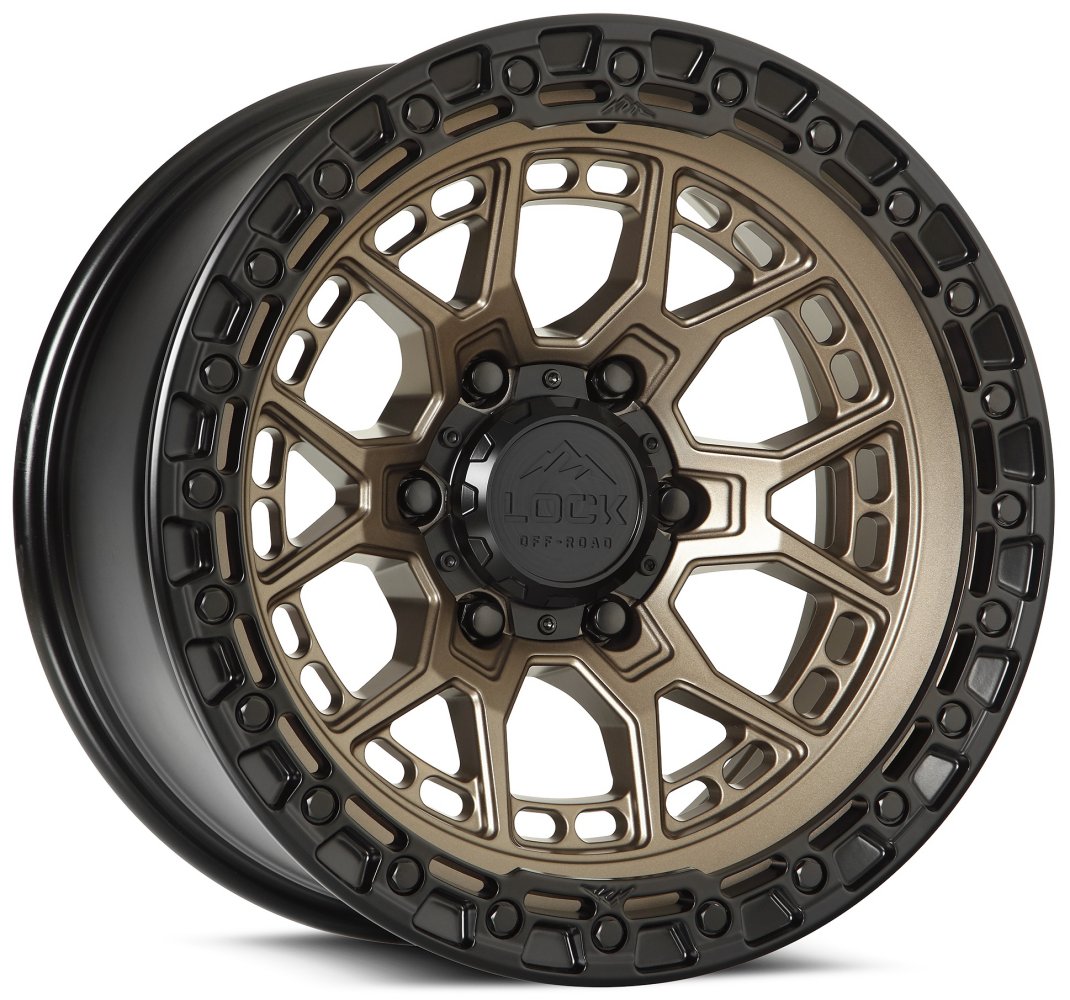 17x9 Lock Off-Road Commando Matte Bronze w/ Matte Black Ring 5x5/127 0mm