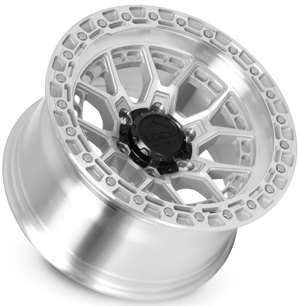 17x9 Lock Off-Road Commando Machine w/ Clear Coat 5x5/127 0mm
