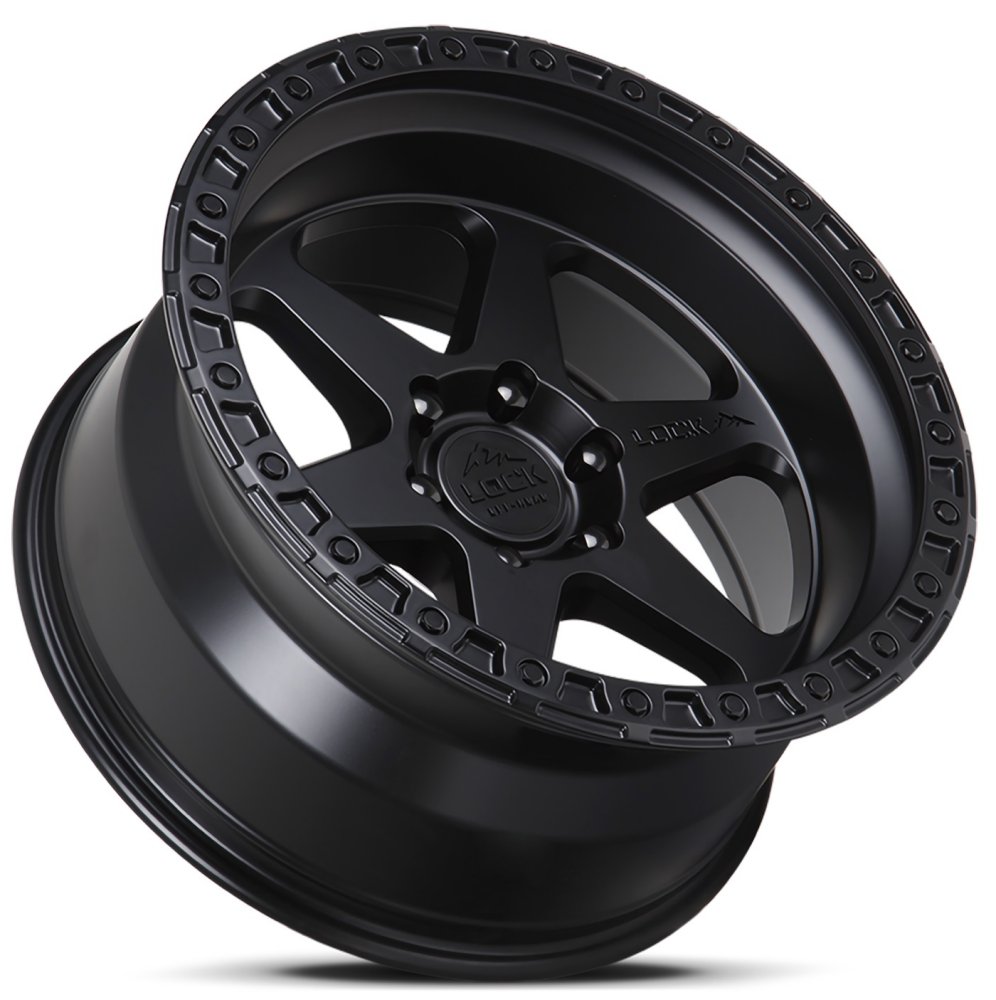 17x9 Lock Off-Road Olympus Matte Black 6x135 -35mm - Flex Offroad