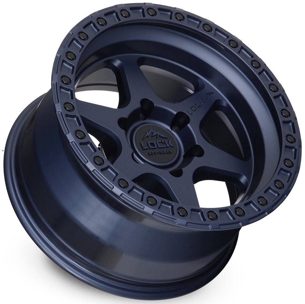 18x9 Lock Off-Road Olympus Matte Blue 5x5/127 -12mm