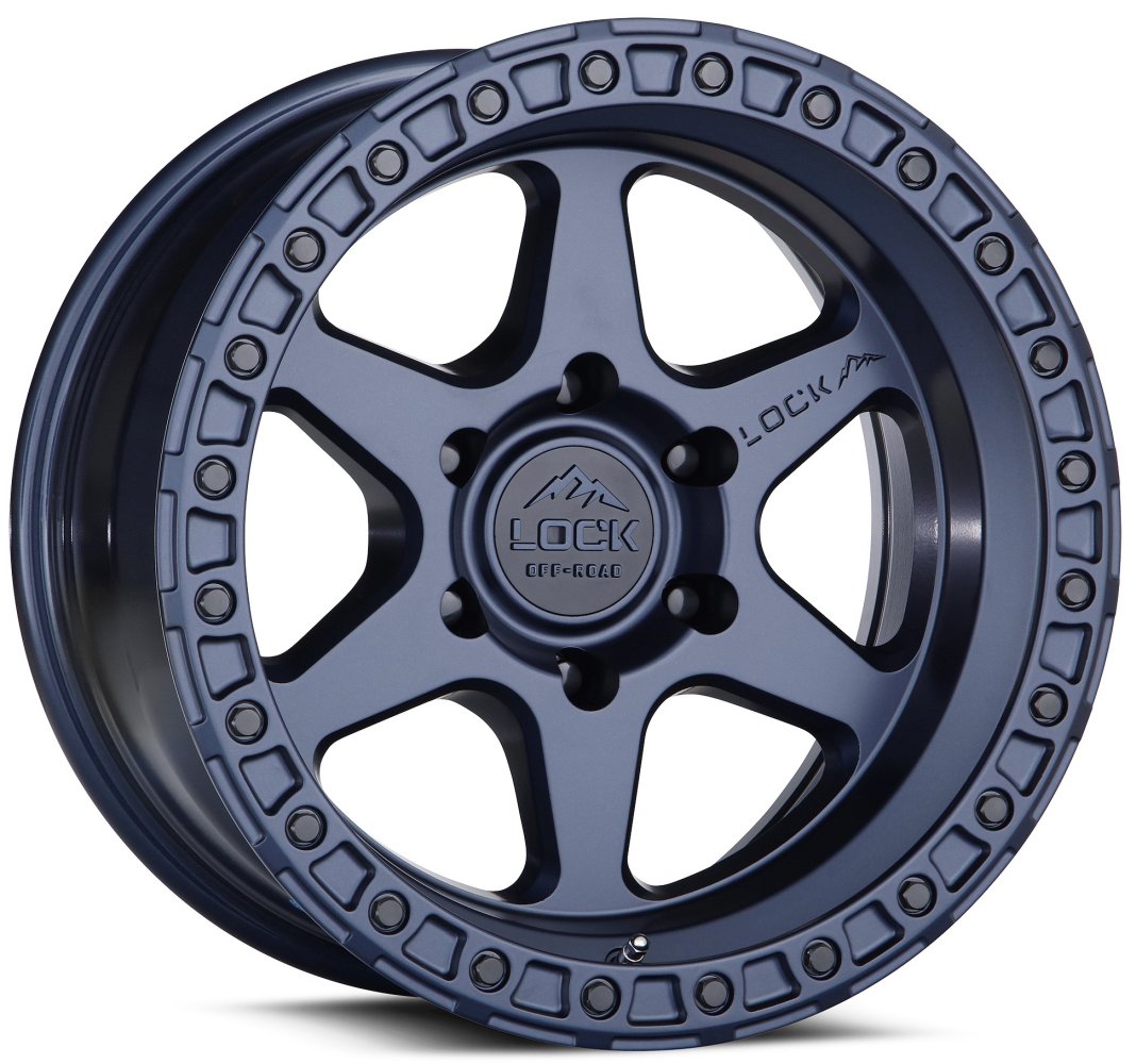 18x9 Lock Off-Road Olympus Matte Blue 5x5/127 -12mm