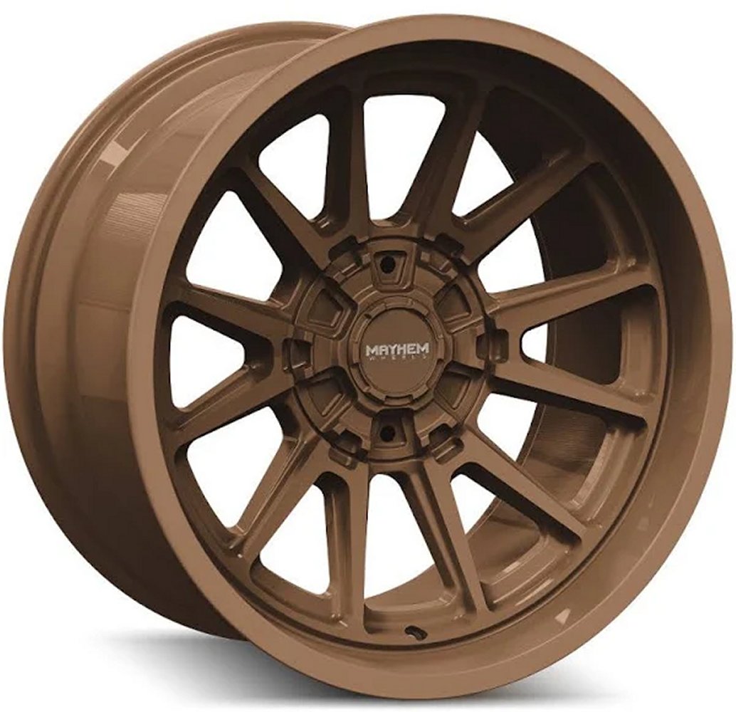 18x9 Mayhem Intrepid 8116 Matte Bronze 5x5/127 5x5.5/139.7 -12mm