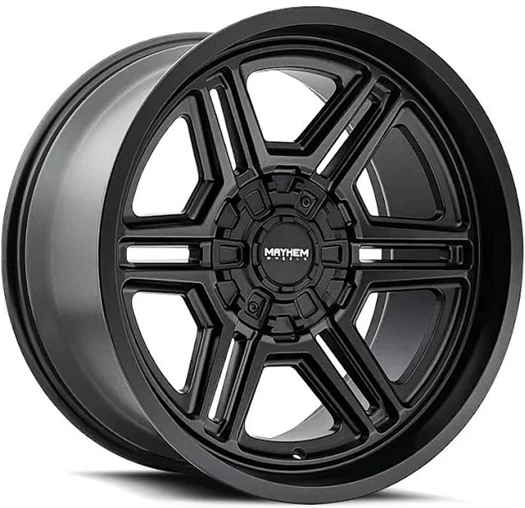 20x10 Mayhem Hermosa 8117 Matte Black 8x180 -25mm