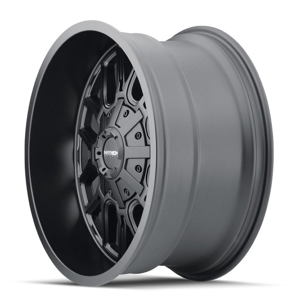 22x10 Mayhem Cogent 8107MB Matte Black 6x135 6x5.5/139.7 -19mm - Flex Offroad