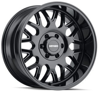 20x9 Mayhem Tripwire 8110BM Gloss Black w/ Milled Spokes 8x6.5/165 0mm - Flex Offroad