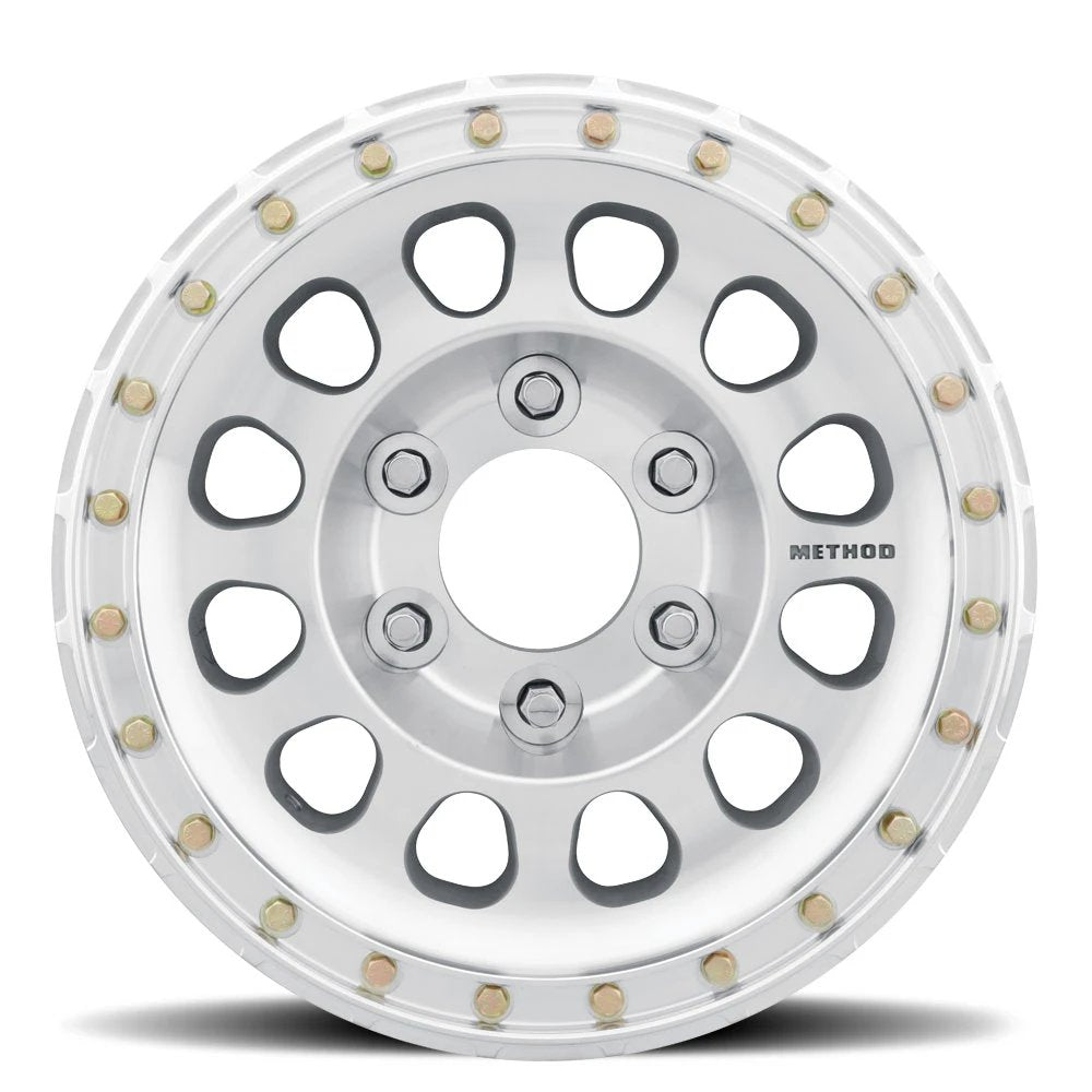 17x9 Method Race MR103 Beadlock Raw Machined 8x6.5/165 -12mm - Flex Offroad