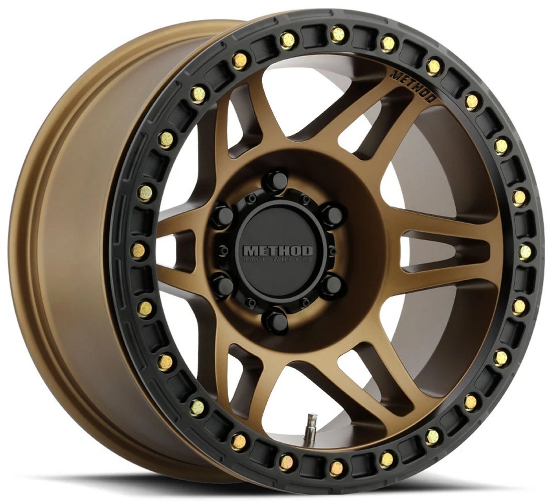 17x9 Method Race MR106 Beadlock Bronze 6x5.5/139.7 -44mm - Flex Offroad
