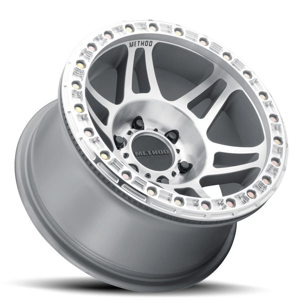 17x9 Method Race MR106 Beadlock Machined w/ Clear Coat 5x5/127 -44mm - Flex Offroad
