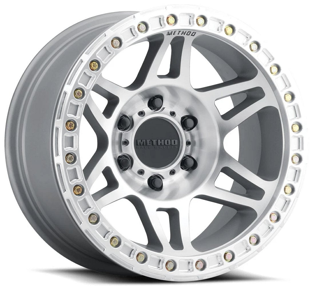 17x9 Method Race MR106 Beadlock Machined w/ Clear Coat 8x6.5/165 -44mm - Flex Offroad