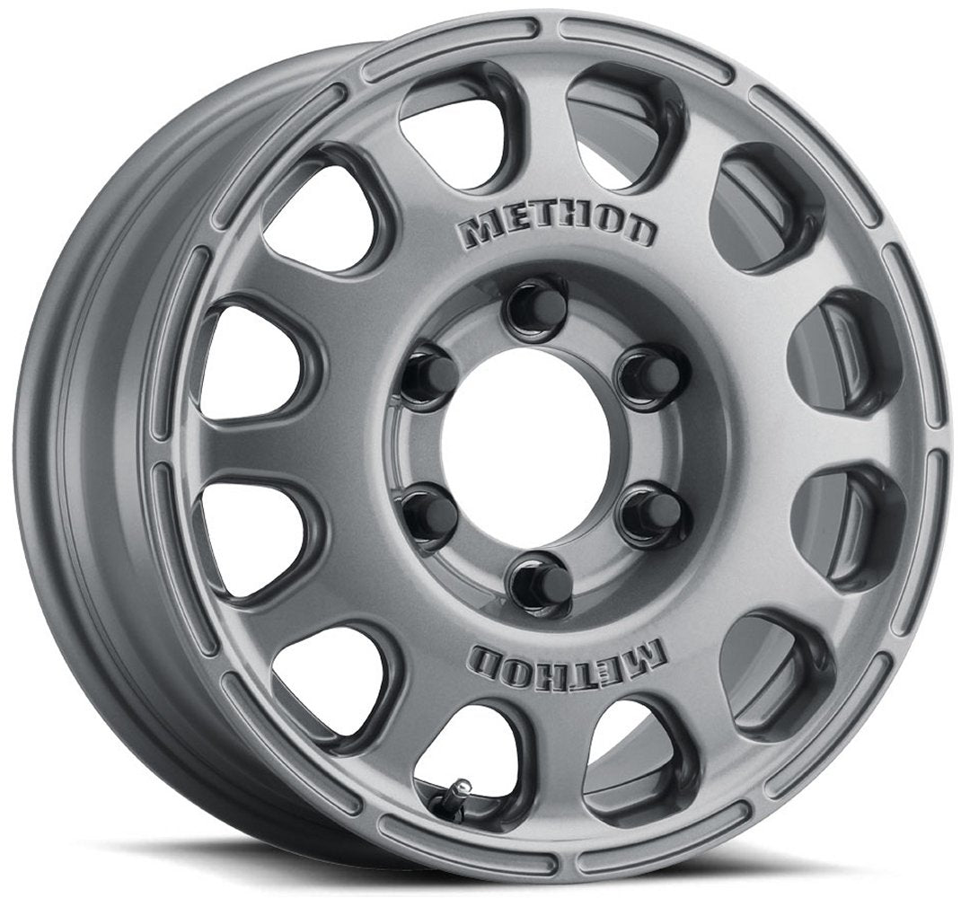 16x7 Method Race MR107 Gloss Titanium (Bead Grip) 5x6.5/165 25mm