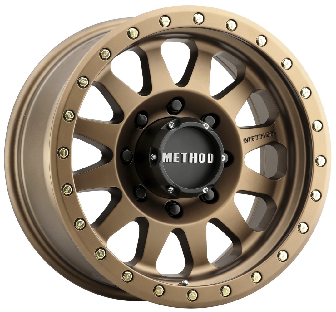 15x8 Method Race MR304 Double Standard Bronze 5x4.5/114.3 -24mm - Flex Offroad