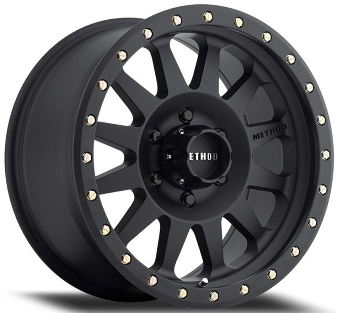 16x8 Method Race MR304 Double Standard Matte Black 6x5.5/139.7 0mm