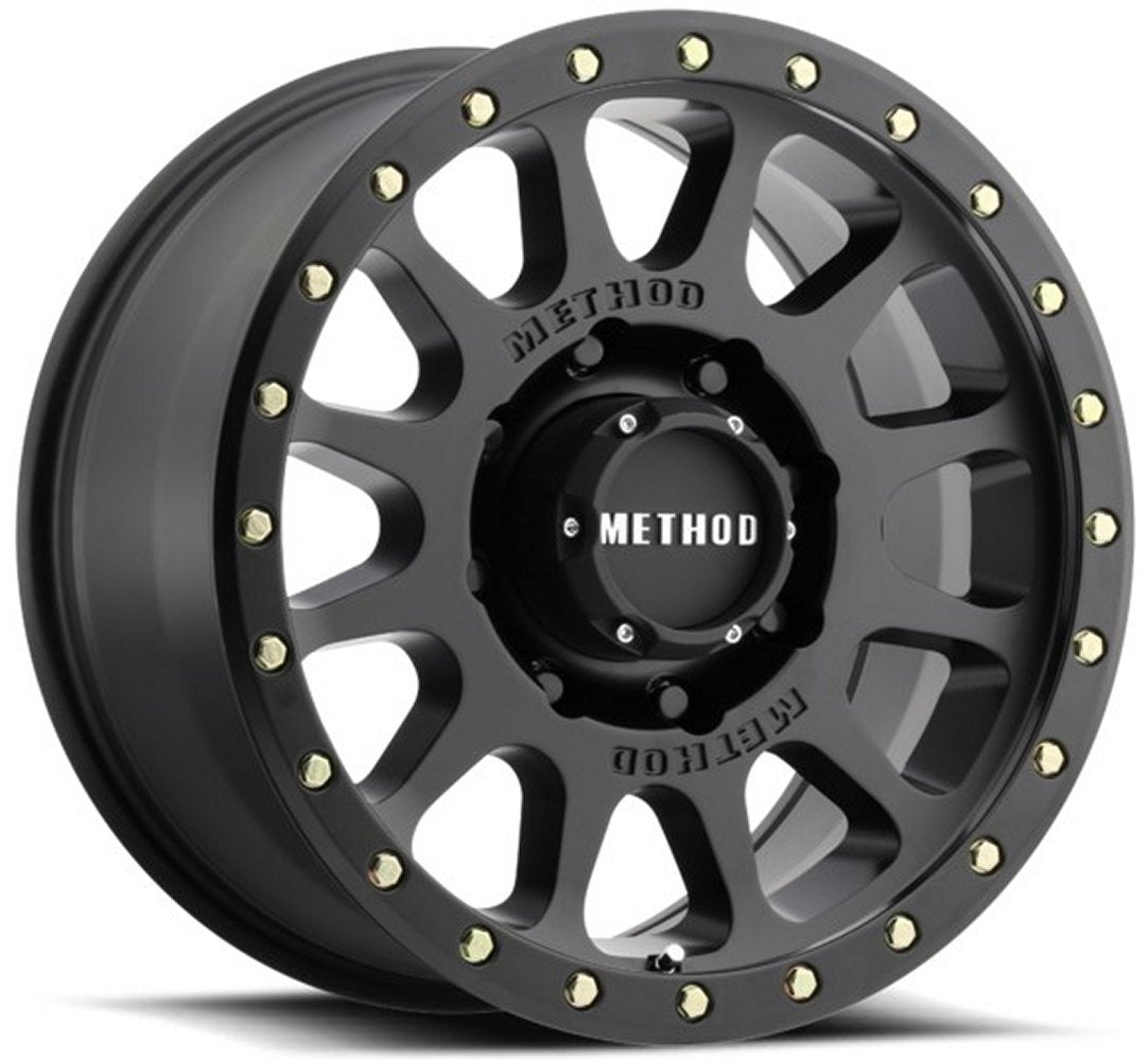 17x8.5 Method Race MR305 NV HD Matte Black 8x180 0mm - Flex Offroad