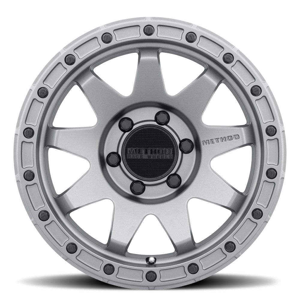 17x8.5 Method Race MR317 Titanium 6x5.5/139.7 0mm - Flex Offroad