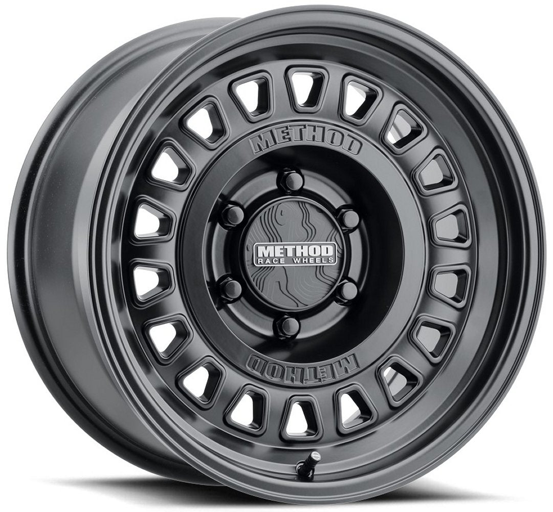 (Clearance - No Returns) 17x8.5 Method Race MR320 Matte Black 6x135 0mm