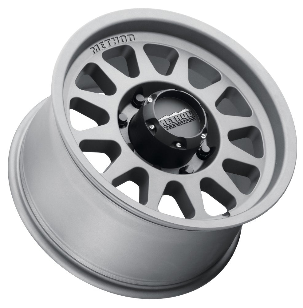 17x9 Method Race MR704 HD Titanium (Bead Grip) 8x6.5/165 18mm - Flex Offroad