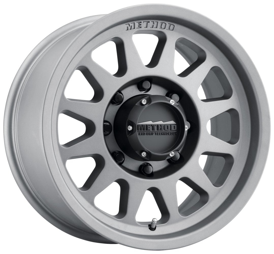 17x9 Method Race MR704 HD Titanium (Bead Grip) 8x6.5/165 18mm - Flex Offroad