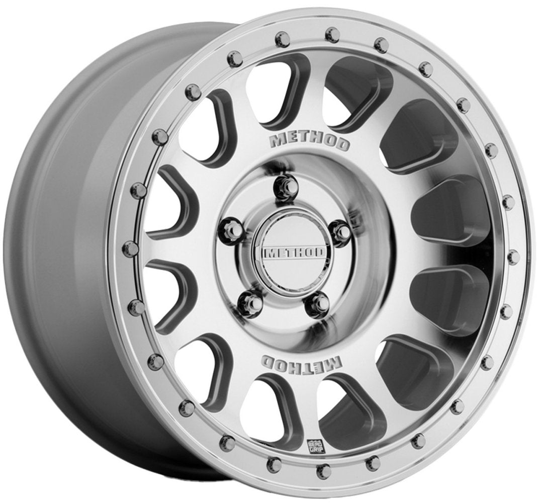 20x9 Method Race MR709 HD Bead Grip Machined Clear Coat 8x6.5/165 12mm