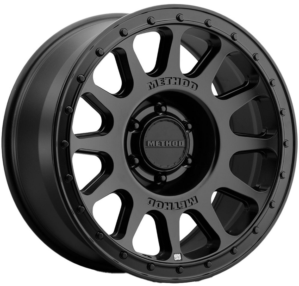 20x9 Method Race MR709 HD Bead Grip Matte Black 8x180 12mm