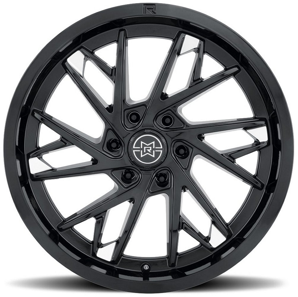 22x10 Method Race MR801 Raised Gloss Black 6x135 10mm - Flex Offroad