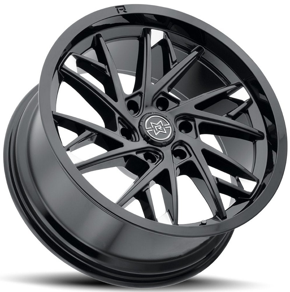 22x10 Method Race MR801 Raised Gloss Black 6x135 -18mm - Flex Offroad