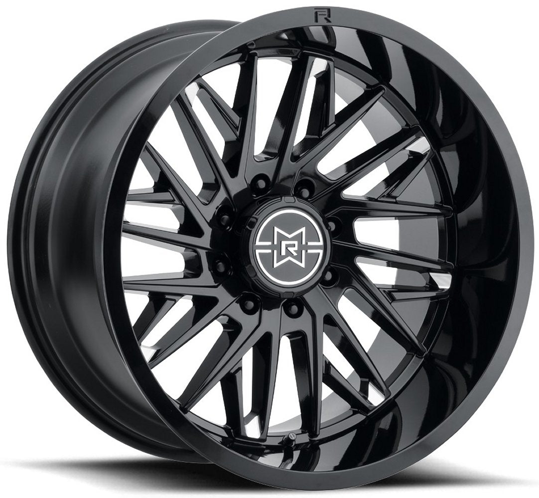 22x12 Method Race MR801 Raised Gloss Black (* May Require Trimming) 8x170 -40mm - Flex Offroad