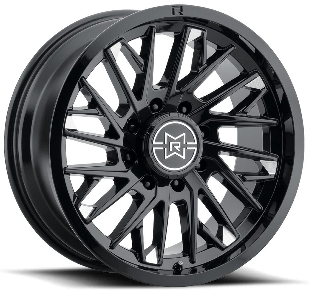 20x9 Method Race MR801 Raised Gloss Black 8x170 -12mm - Flex Offroad