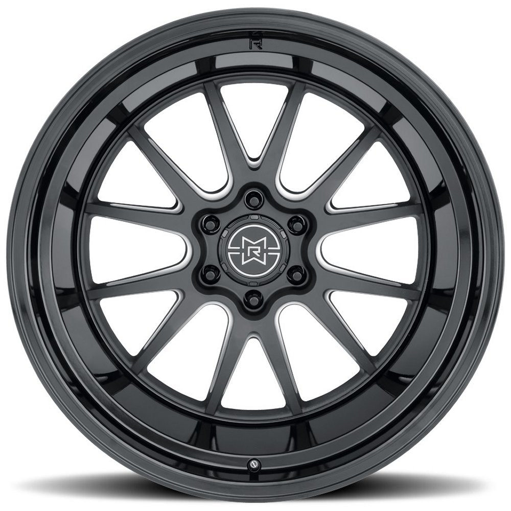 20x12 Method Race MR802 Raised Double Black Milled (* May Require Trimming) 6x135 -40mm - Flex Offroad